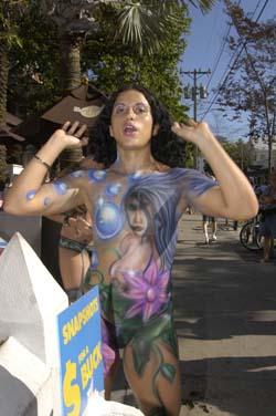 Body Painting 2004 photo - Duval Street, Key West